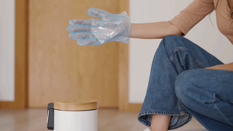 Sanitary disposable glove